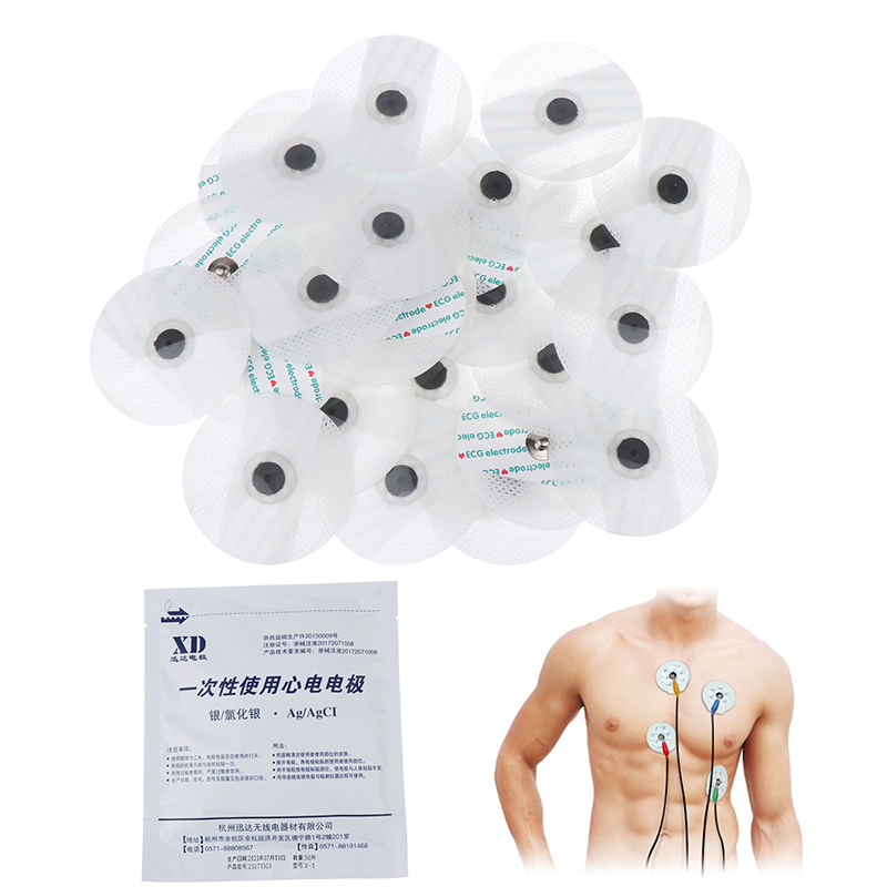 Ecg Patch Monitor - 50 buah/tas aksesori EKG EKG sekali