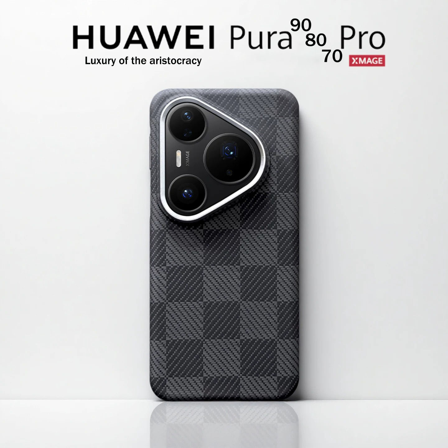 Huawei Pura 70 - 100% Serat Aramid Kevlar Asli Casing