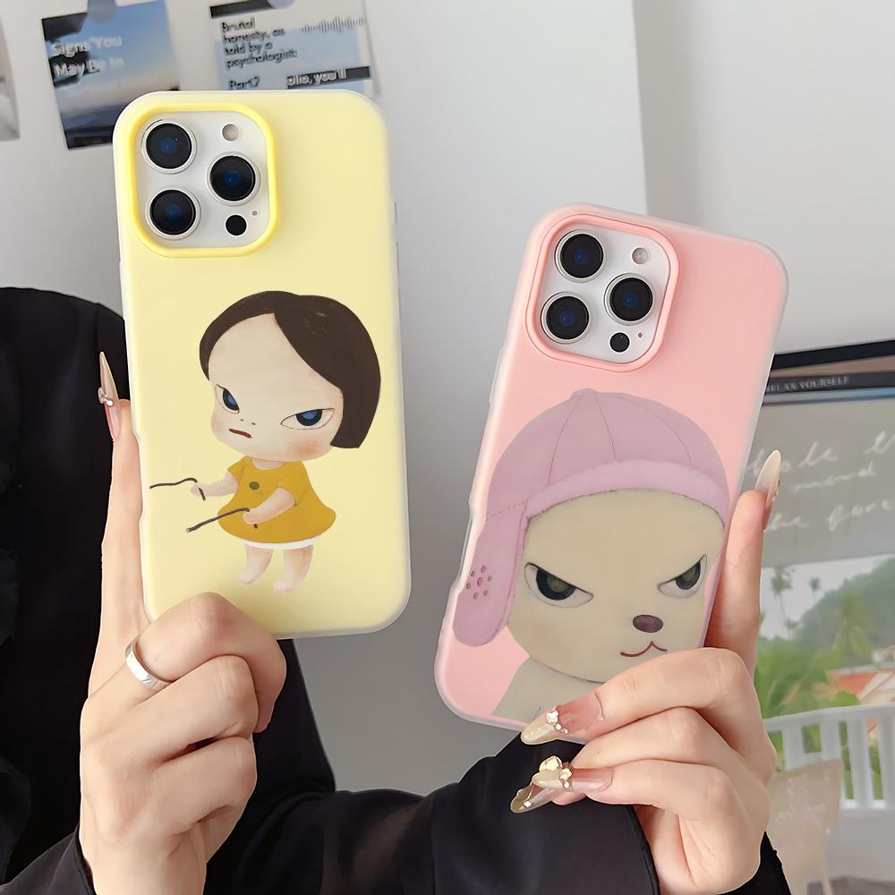 Apple Iphone 15 - Casing Ponsel Artis Y-Yoshitomo Nara Untuk