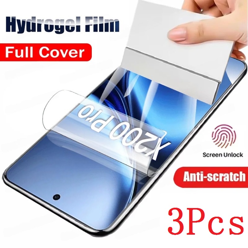 Vivo V40 - 3 Buah Film Hidrogel untuk VIVO