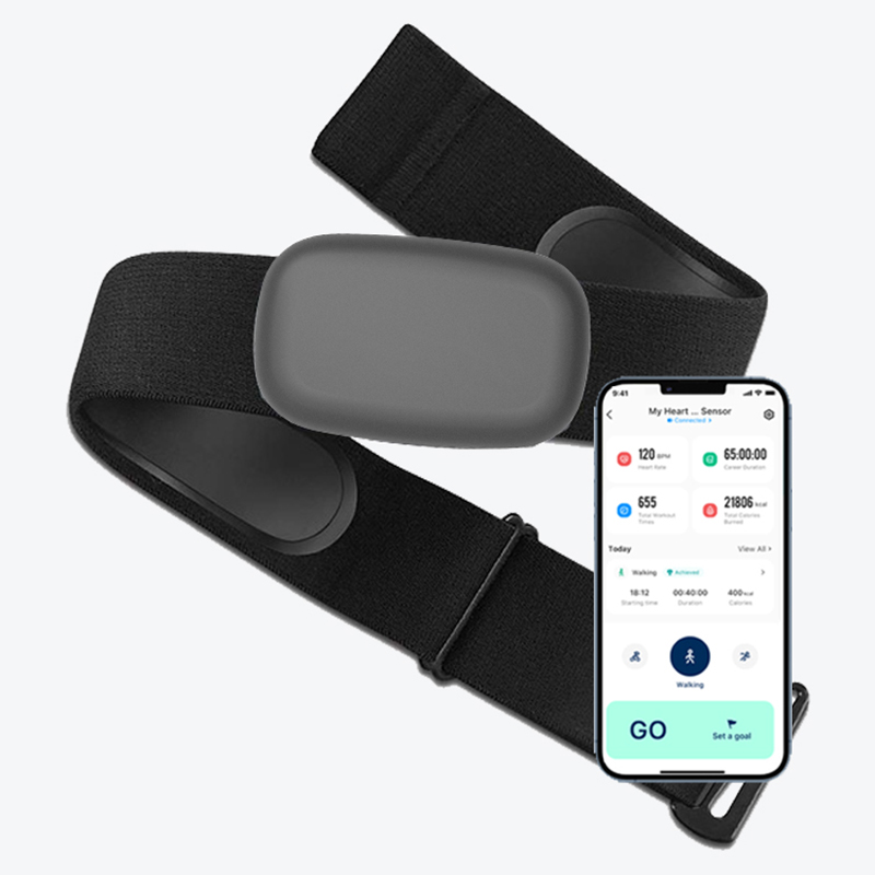 Breath Rate Monitor - FITCENT5.3 Khz tali Monitor detak jantung