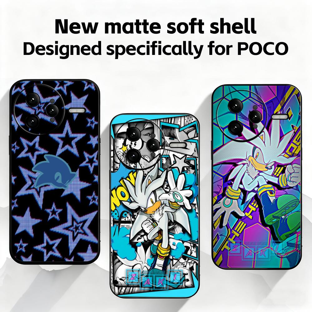 Xiaomi Poco X6 - Casing Ponsel S-SonicES Kartun H-HedgehogES untuk
