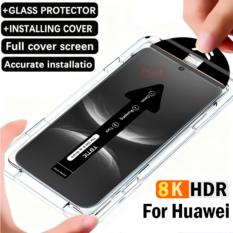Huawei Nova 12 - Pelindung Layar Kaca Tempered Anti Debu