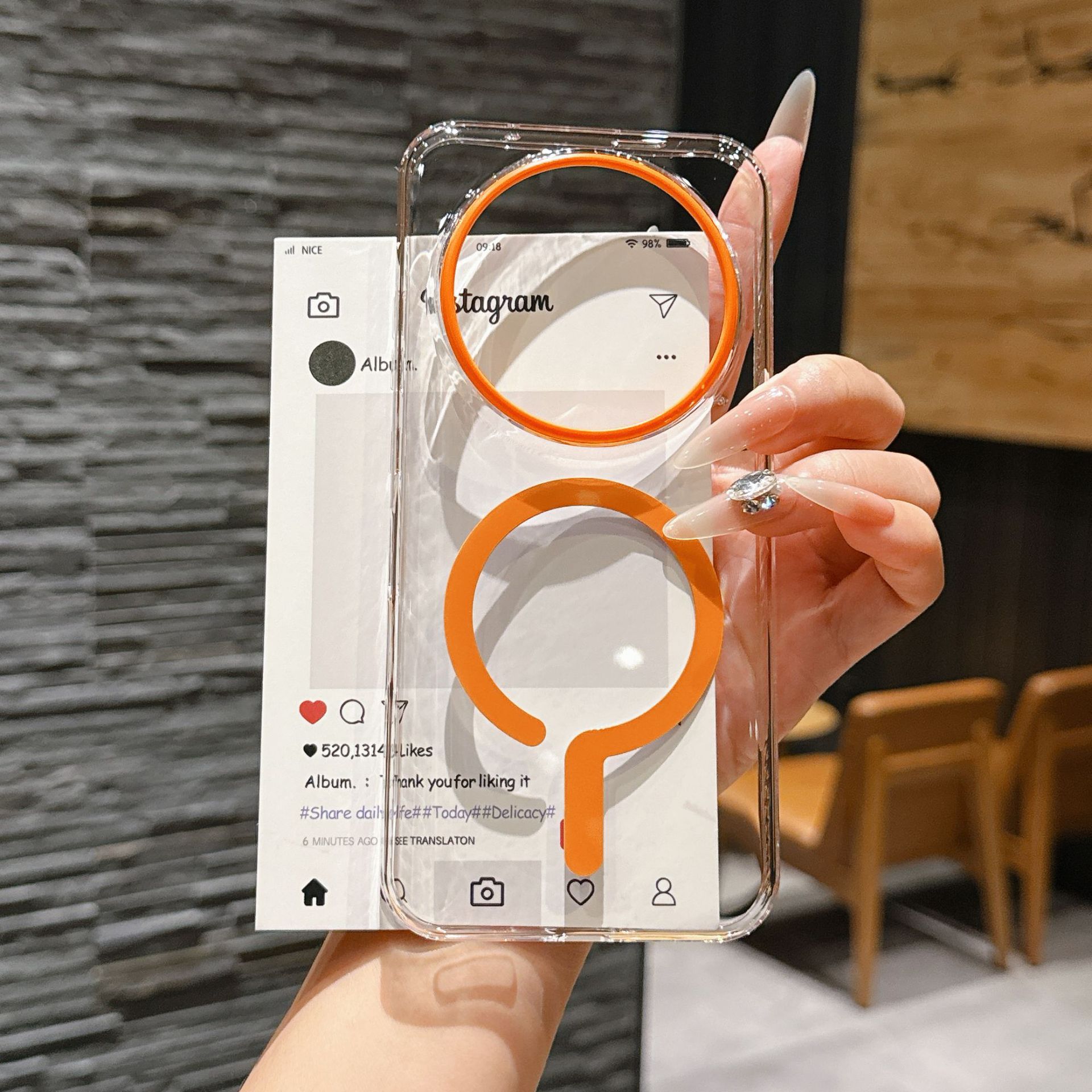 Oppo Find X8 - Casing Ponsel Transparan HD Mewah Modis