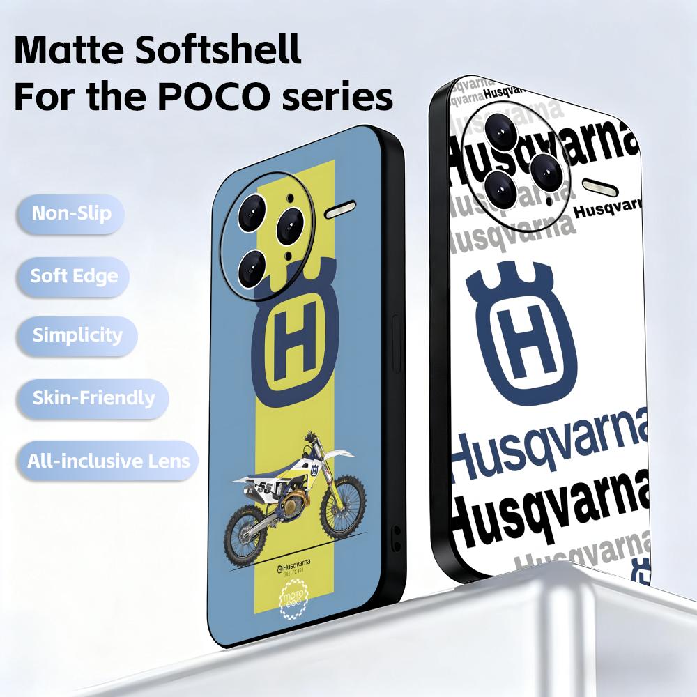 Xiaomi Poco X6 - Casing Ponsel H-Husqvarna untuk Xiaomi POCO
