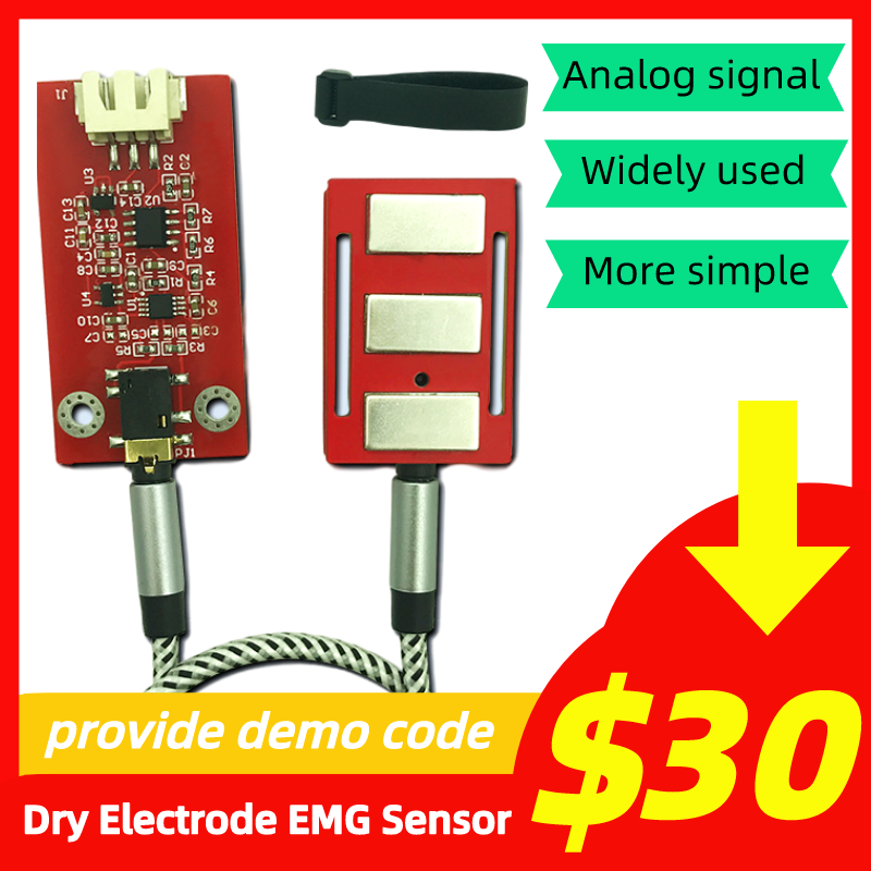 Muscle Sensor Emg - Modul Akuisisi Sinyal Analog Sensor Otot