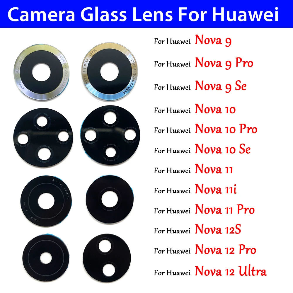 Huawei Nova 12 - Penutup Lensa Kaca Kamera Belakang Belakang