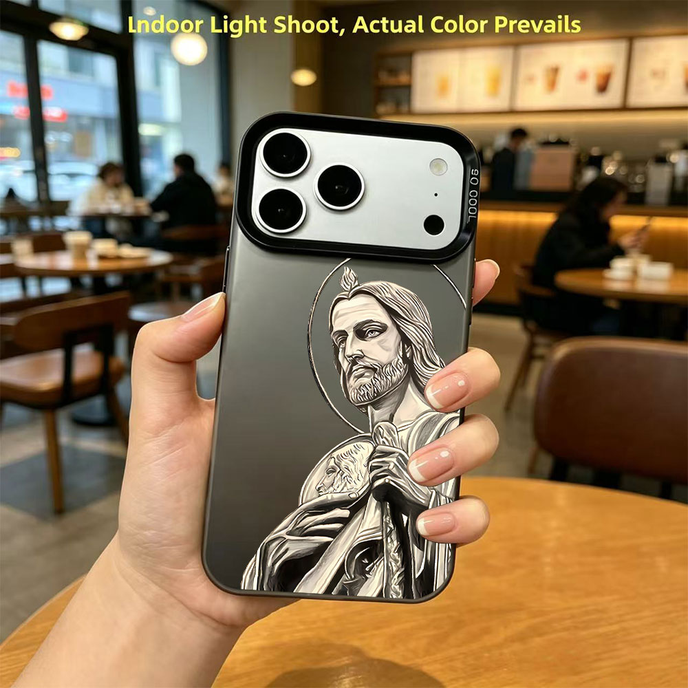 Apple Iphone 16 - Casing Ponsel Desain Pola San Judas
