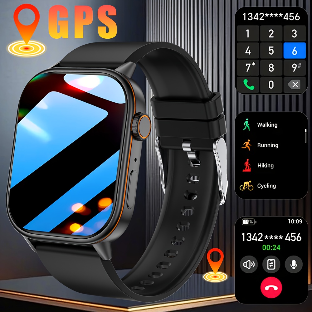 Fall Detection Watch - Jam Tangan Pintar GPS 2025 Ringan