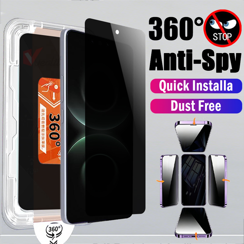 Huawei Mate 60 - 360 ° Kaca Pelindung Privasi untuk