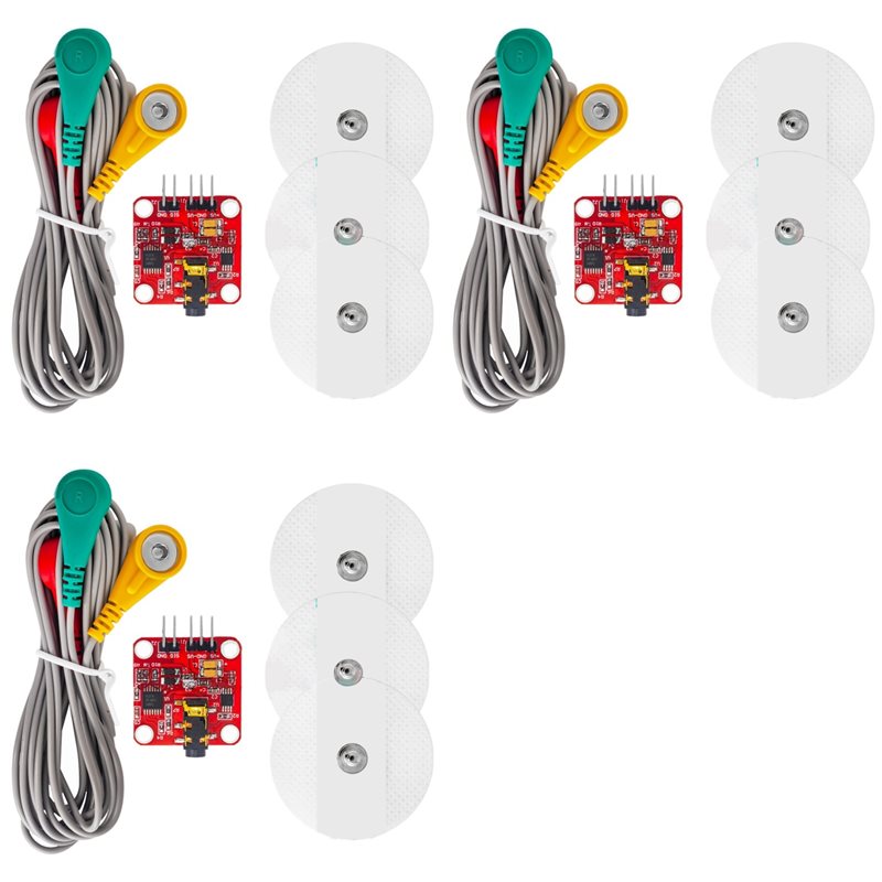 Muscle Sensor Emg - B50B-3X Modul Sensor Listrik Otot Pengumpul