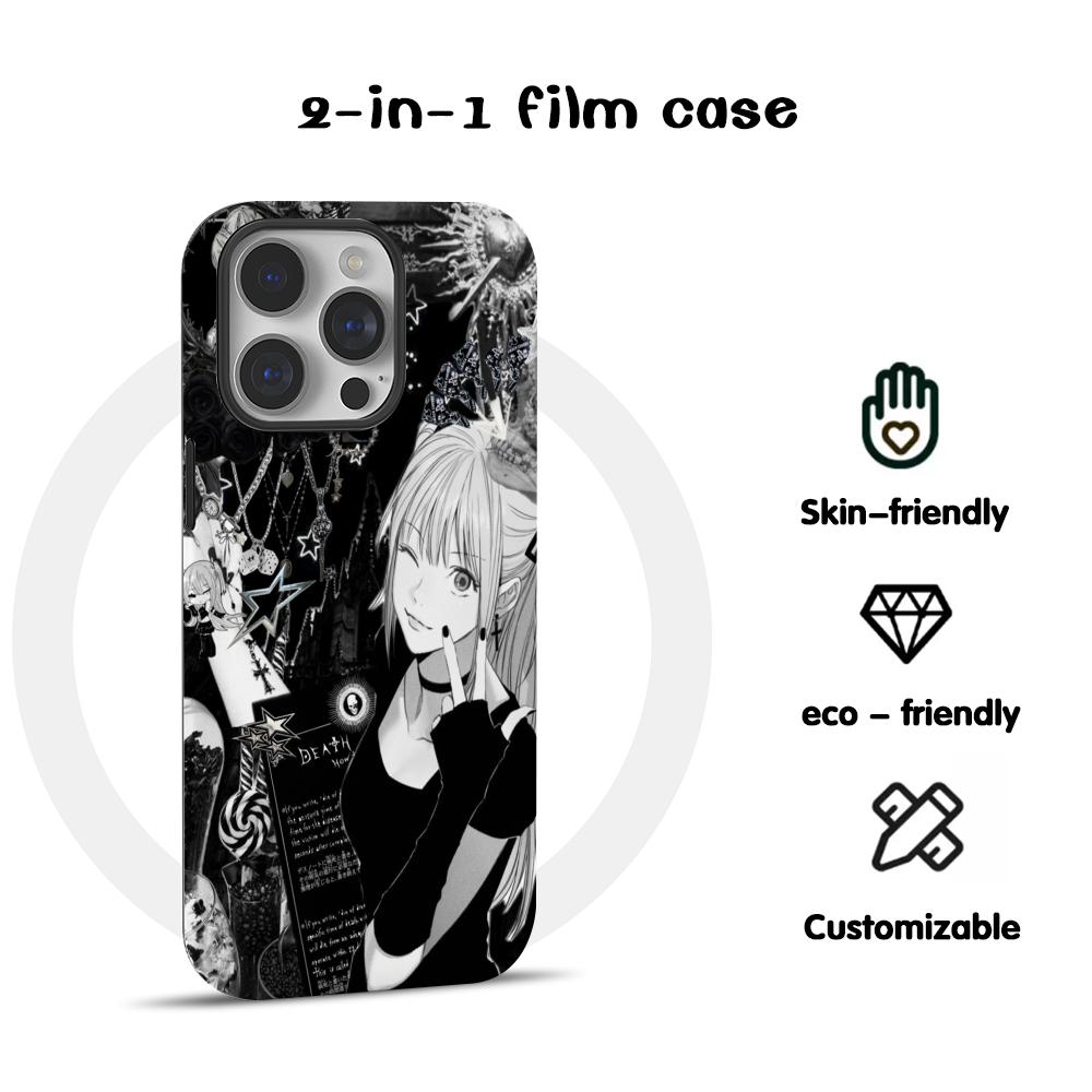 Apple Iphone 15 Pro Max - Casing HP Film Shell Anime Klasik