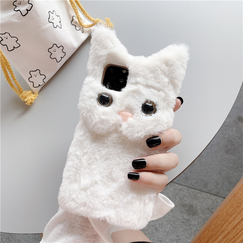Casing Ponsel Bulu Kucing Kart - Apple Iphone 16 ulasan dan harga
