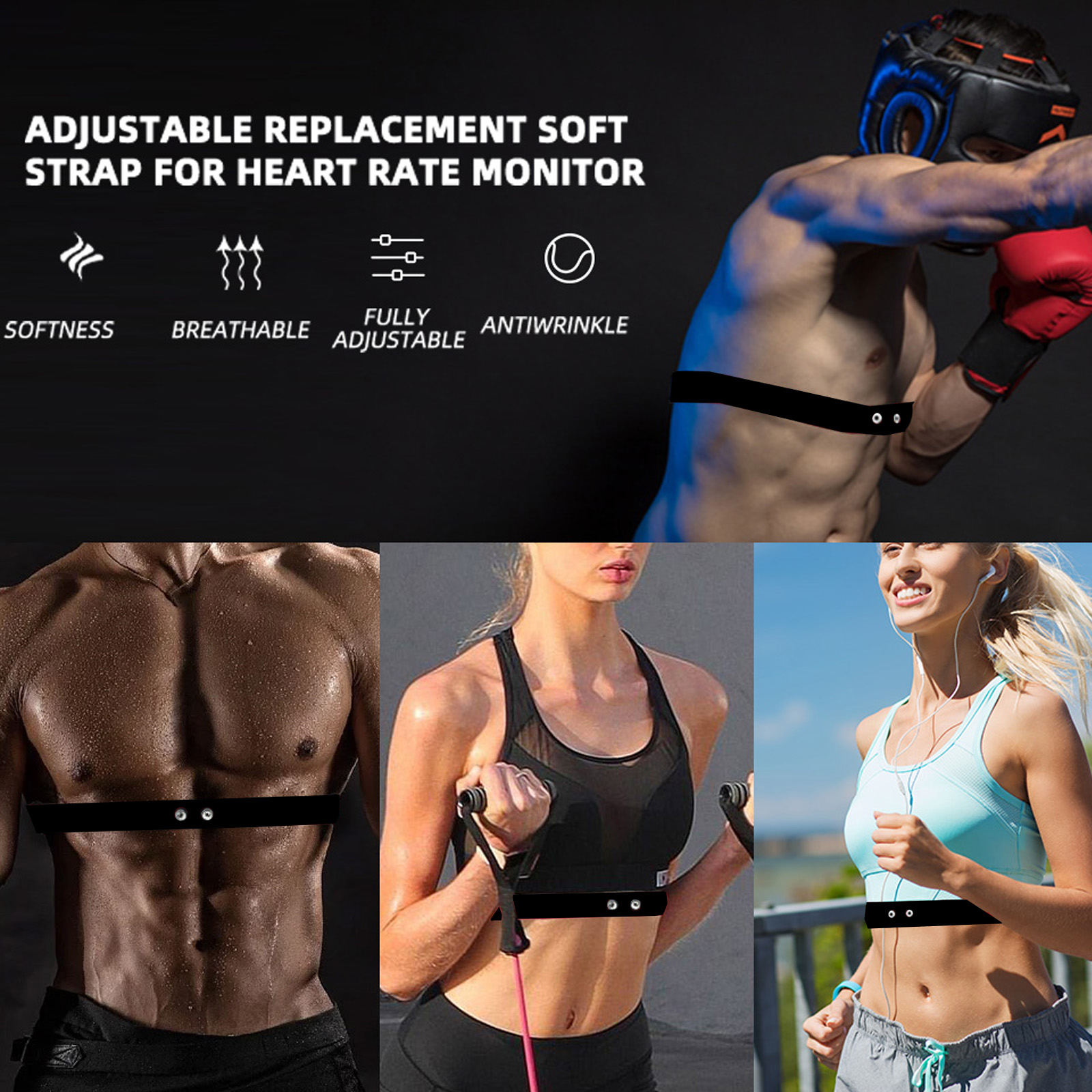 Tali dada pengganti Monitor de - Breath Rate Monitor ulasan dan harga