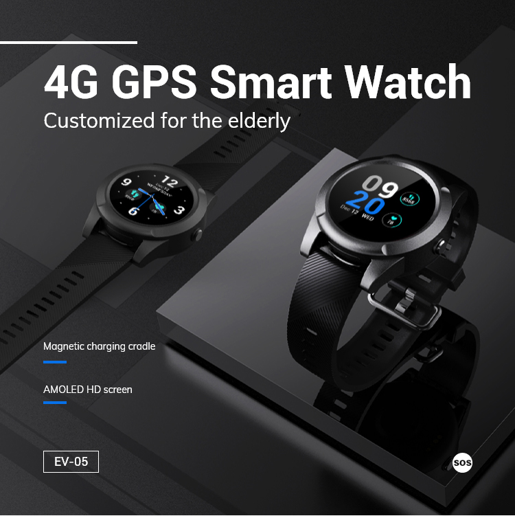 Jam Tangan Pintar GPS Senior d - Fall Detection Watch ulasan dan harga