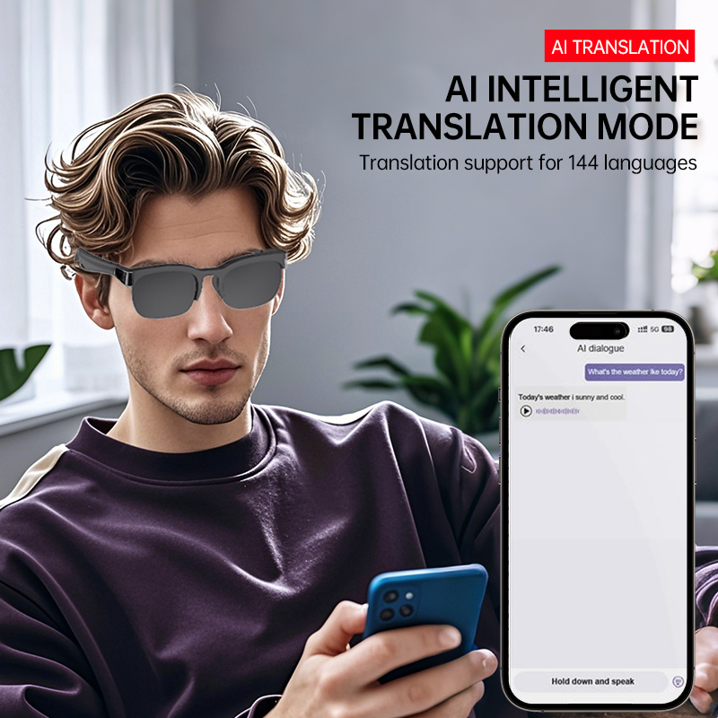 Kacamata Audio Pintar Kacamata - Smart Glasses Lens ulasan dan harga