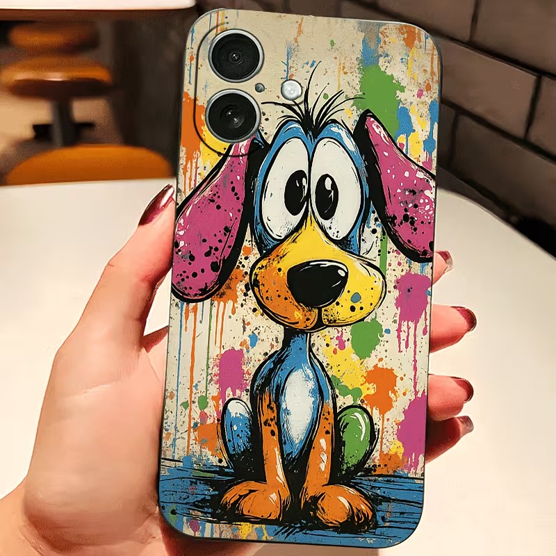 Casing HP TPU Motif Anjing War - Apple Iphone 16 ulasan dan harga