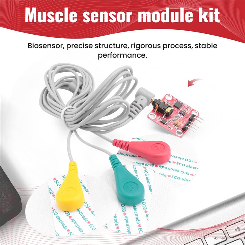 A21Q - Sensor Sinyal Otot Peng - Muscle Sensor Emg ulasan dan harga