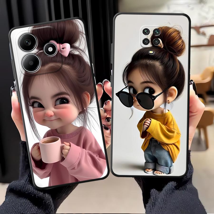 Casing Ponsel Funda Pola Gadis - Xiaomi Redmi Note 14 ulasan dan harga