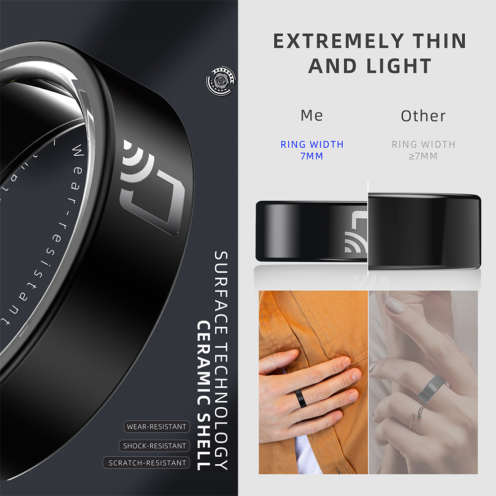 R20 cincin pintar keramik, pen - Smart Ring Nfc Pay ulasan dan harga