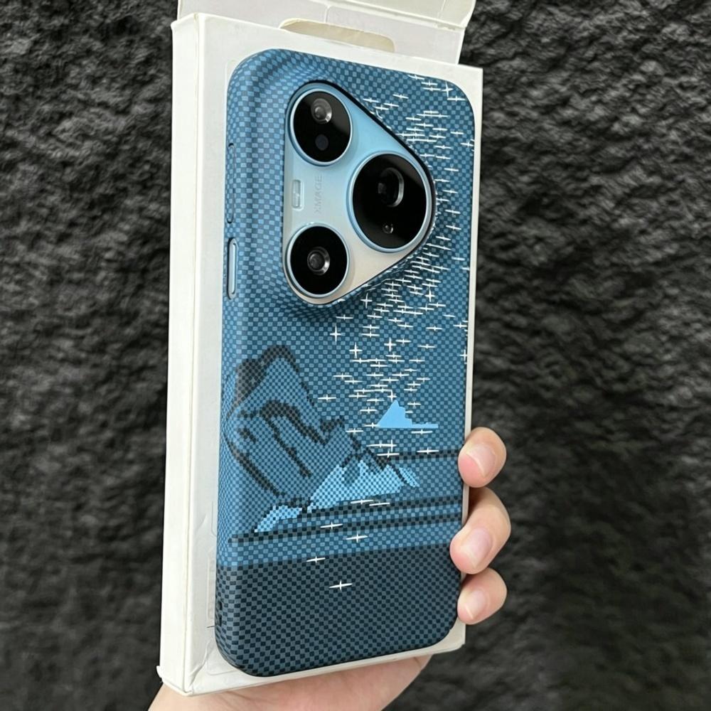 Casing Ponsel Tekstur Serat Ka - Huawei Pura 70 ulasan dan harga