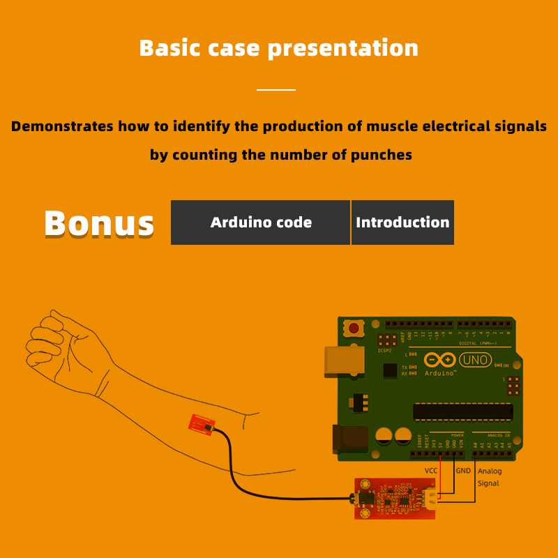 Modul Akuisisi Sinyal Analog S - Muscle Sensor Emg ulasan dan harga