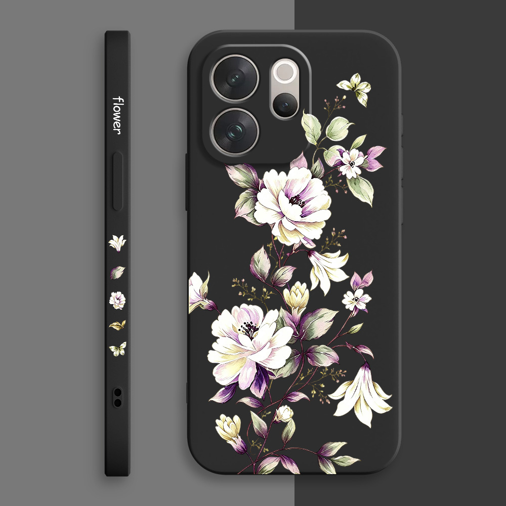 Casing Ponsel Motif Daun Ramba - Vivo V40 ulasan dan harga