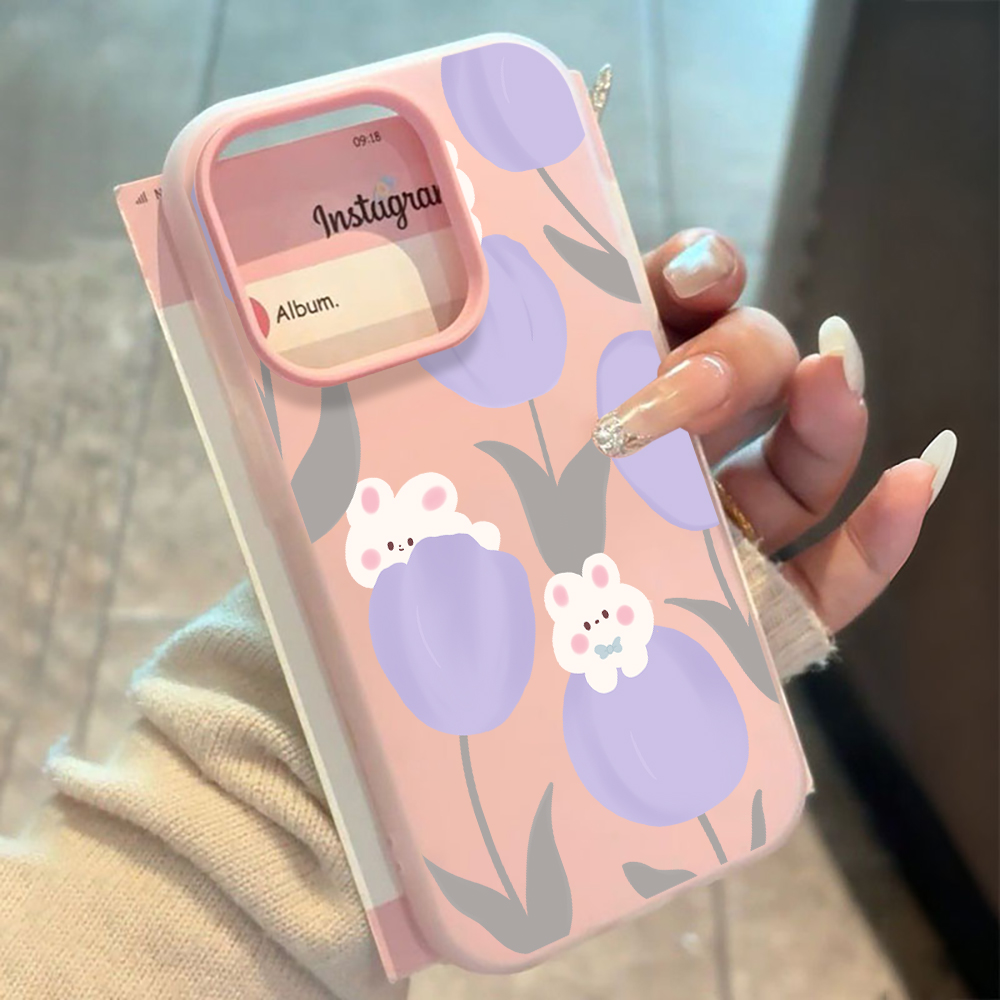 Casing Ponsel Tulip Lavender L - Xiaomi Redmi Note 14 ulasan dan harga