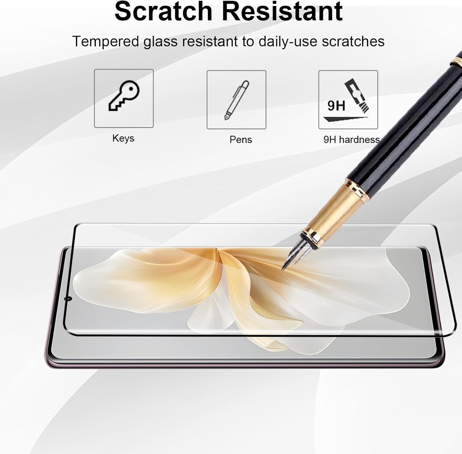 Kaca Tempered 3D melengkung 9H - Vivo V40 ulasan dan harga